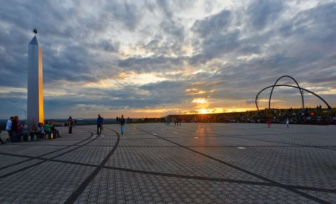 Wanderung zur Sommersonnenwende über die Halde Hoheward